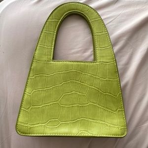 ZARA LIME GREEN HANDBAG